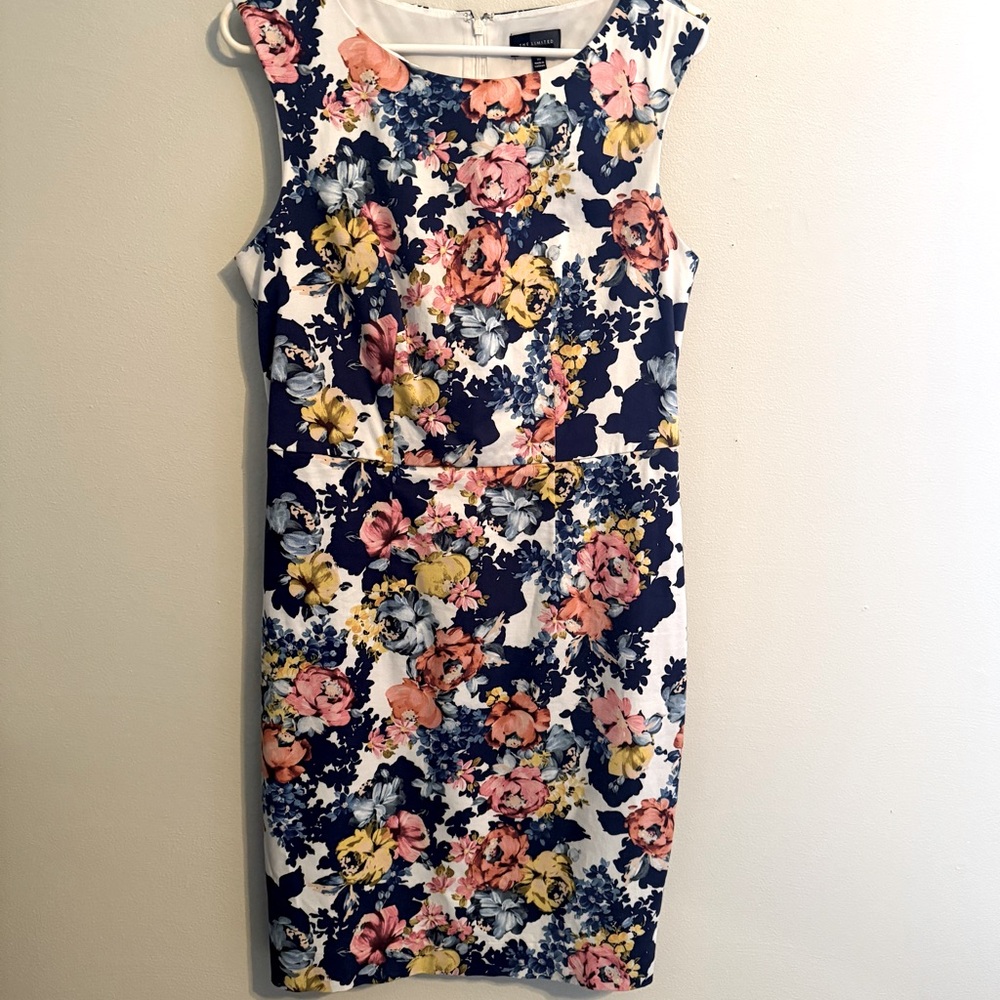 Classic Floral Dress | Size 10 | The Limited